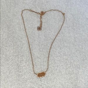 Rose Gold Kendra Scott Necklace